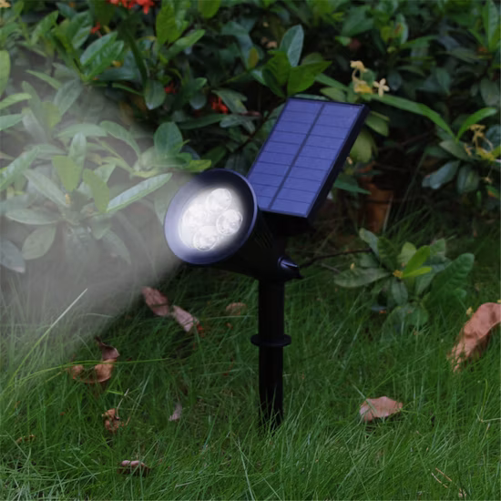 Faretti solari per paesaggi Lampade da parete per esterni ad energia solare