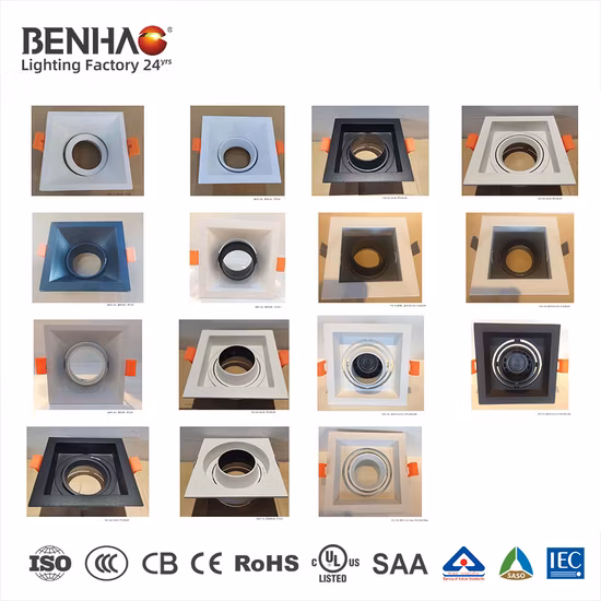 901BG GU10 MR16 Gu5.3 Alloggiamento Telaio Binario Soffitto Parete Lampada a sospensione Spot