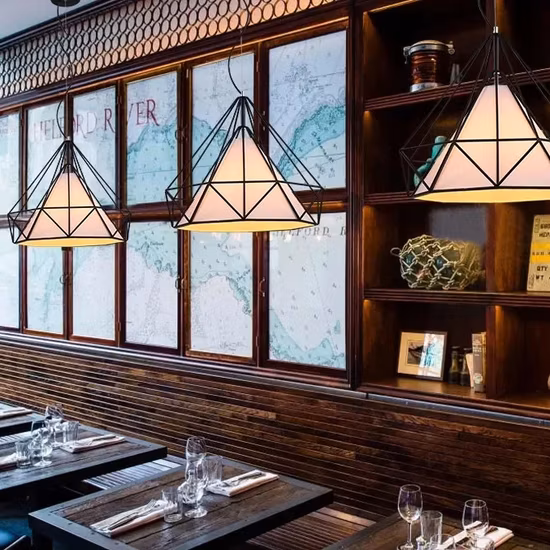 Nuova plafoniera moderna lampadario lampada di illuminazione a LED in alluminio speciale ferro