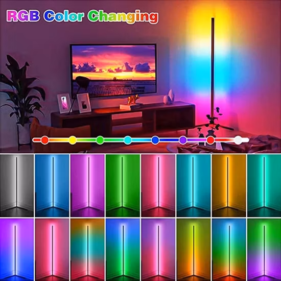 Lampada da terra RGB Camera da letto Atmosfera LED Lampada da notte Lampada da terra Living ROM Decor Lampade da terra per interni per la decorazione domestica
